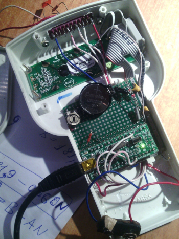 Схема датчика температуры на Arduino