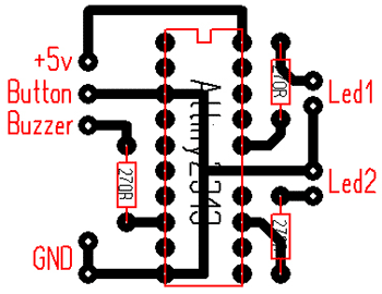Схема включения выключения устройства одной кнопкой