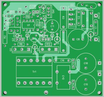 Компактный БП на IR2153