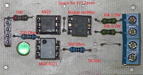 Схема светового диммера управляемого Arduino