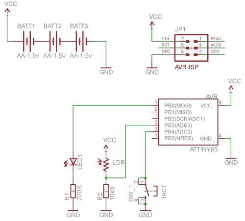 Светодиодная свеча на Attiny