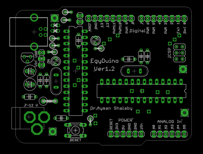 EGYDuino печатная плата EGYDuino печатная плата