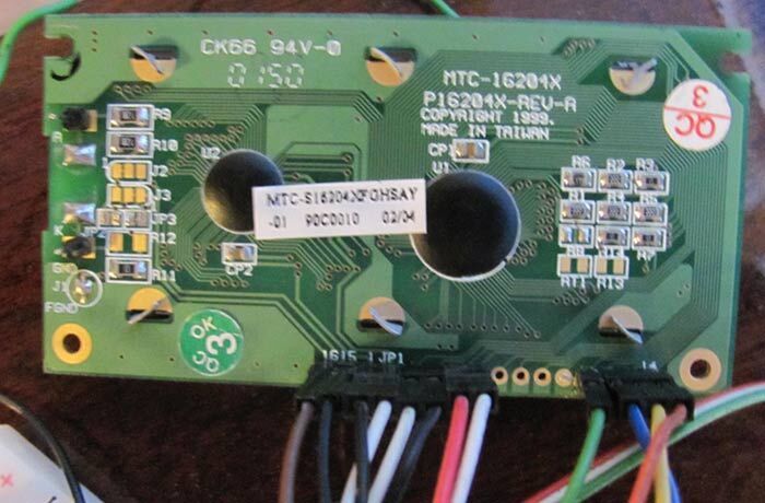 Часы на Ардуино с модулем Tiny RTC и дисплеем P16204X