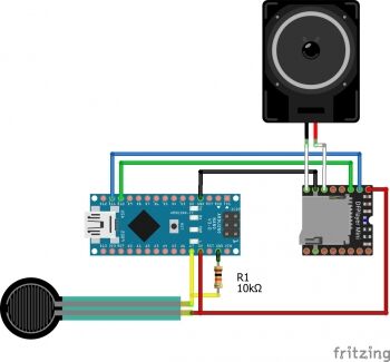 Резистивный датчик давления FSR402 Резистивный датчик давления FSR402