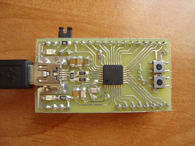 Схема USB шутки для передвижения курсора мышки