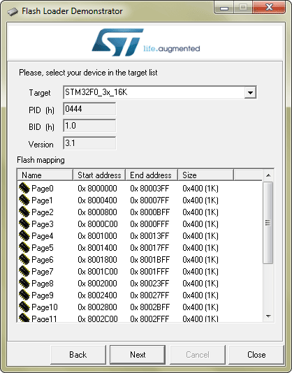 IAR STM32 CORTEX M0 программирование без программатора