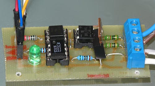 Схема светового диммера управляемого Arduino