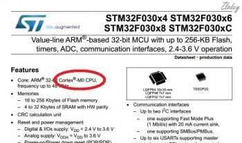 STM32F030F4P6 в IAR EWARM STM32F030F4P6 в IAR EWARM