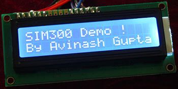 Связь между SIM300 и ATmega32