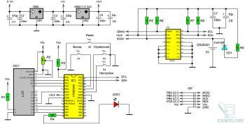 Часы DS3231 на AVR