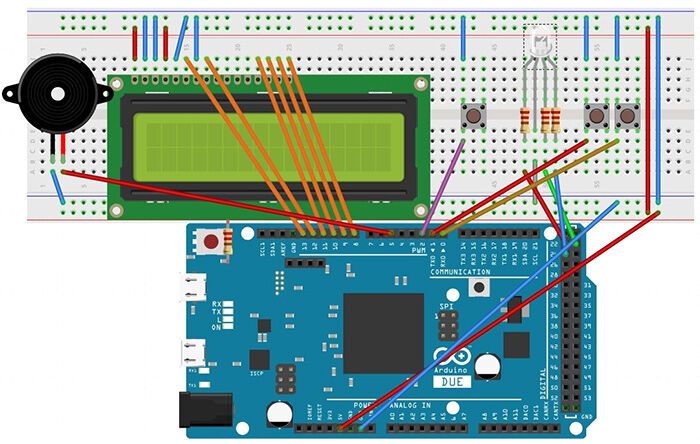 Спортивный счётчик на Arduino