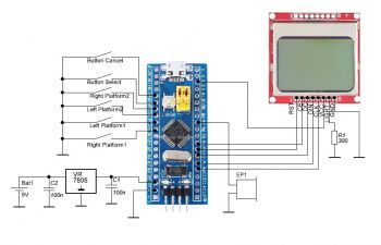 Игровая консоль на STM32 и LCD Nokia 5110 Игровая консоль на STM32 и LCD Nokia 5110