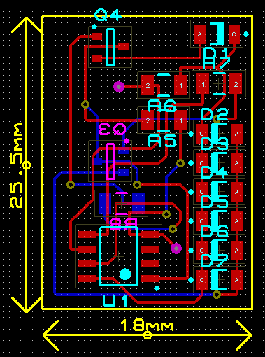 LED светильник с ШИМ и таймером LED светильник с ШИМ и таймером