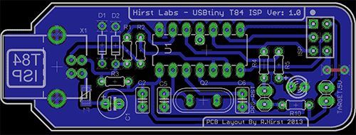 Programmator ATtiny84 USBtiny AVR ISP Programmator ATtiny84 USBtiny AVR ISP