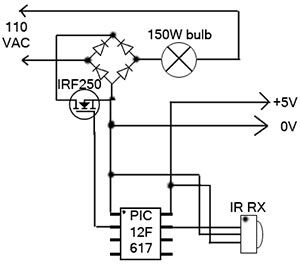 Схема диммера на Arduino
