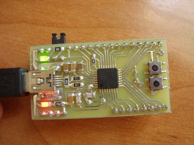 Схема USB шутки для передвижения курсора мышки