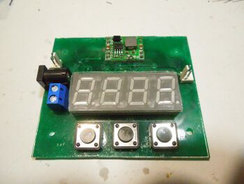 Схема таймера для засветки фоторезиста на ATtiny13