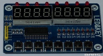 Модуль TM1638 на плате Модуль TM1638 на плате